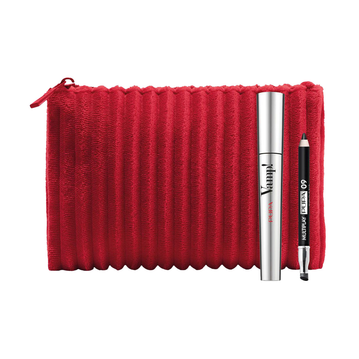 Набір для макіяжу очей Pupa Vamp! Mascara &amp; Mini Multiplay Kit (туш для вій, 9 мл + олівець для очей, 0.8 г + косметичка)